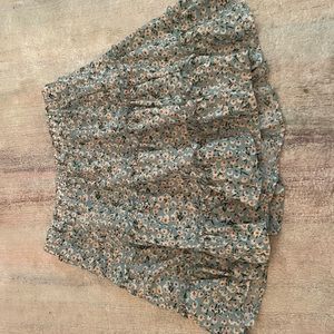 Floral Mini Skirt